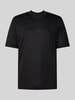 Emporio Armani T-Shirt mit Label-Stitching Black