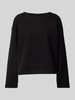 OPUS Oversized Sweatshirt mit Rundhalsausschnitt Modell 'Gudila' Black