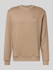 Tommy Jeans Regular Fit Sweatshirt aus Baumwoll-Mix Beige