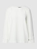 Marc Cain Blouseshirt met ronde hals Offwhite