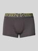 Emporio Armani Boxershort met elastische band met label Donkergrijs