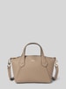 BOSS Schoudertas van echt rundleer model 'Lenah' Beige