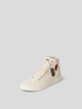 Kenzo High-Top-Sneaker mit Motiv-Stitching Ecru