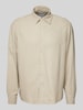 Only & Sons Regular Fit Freizeithemd aus Viskose-Mix Modell 'LATHAM' Beige