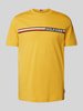 Tommy Hilfiger T-Shirt mit Label-Print Gelb