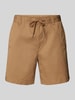 Mango Shorts mit Tunnelzug Modell 'rey' Beige