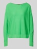 Esprit Gebreide pullover van viscosemix met ronde hals Neon groen