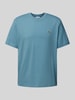 Lacoste T-Shirt mit Logo-Detail Modell 'BASIC ON' Rauchblau