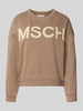 MSCH Copenhagen sweatshirt met verlaagde schouders Taupe