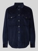 Tommy Hilfiger Regular fit overhemdjack met knoopsluiting, model 'CORDUROY' Marineblauw