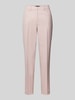 More & More Regular Fit Stoffhose mit Strukturmuster Rose