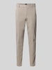 BOSS Slim fit broek van katoenmix, model 'KAITON1' Beige