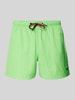 MCNEAL Relaxed Fit Badeshorts mit Logo-Stitching Lind