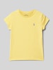 Polo Ralph Lauren Teens T-Shirt mit Logo-Stitching Hellgelb