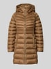 MICHAEL Michael Kors Gewatteerde mantel met ritszakken en capuchon Camel