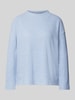 Tom Tailor Relaxed Fit Sweatshirt mit Waffelstruktur Hellblau