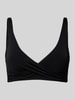 WATERCULT Bikini-Oberteil mit abnehmbaren, verstellbaren Trägern Black