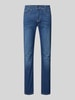 MAC Slim fit jeans met knoopsluiting, model 'ARNE PIPE' Blauw