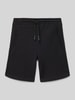 Mango Regular Fit Sweatshorts mit Eingrifftaschen Black