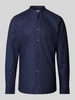 OLYMP Level Five Slim fit zakelijk overhemd met knoopsluiting Marineblauw