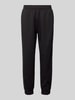 EA7 Emporio Armani Sweatpants mit elastischem Bund Black