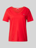 Gant T-Shirt mit V-Ausschnitt Rot