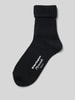 Burlington Socken mit Label-Detail Modell 'PLYMOUTH' Black