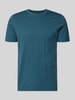 s.Oliver RED LABEL Regular Fit T-Shirt aus reiner Baumwolle Bleu