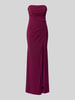 Hey Kyla Slim Fit Abendkleid in Maxilänge mit Gehschlitz Kirsche