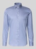 Seidensticker Slim Fit Businesshemd aus reiner Baumwolle Modell 'New Kent' Marine