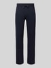 bugatti Sweatpants met elastische band, model 'Selanik' Marineblauw