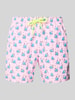 MC2 Saint Barth Badehose im Allover-Look Modell 'LIGHTING MICRO FANTASY' Rosa
