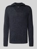RAGMAN Strickpullover mit Troyer-Kragen Marine