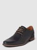 BULLBOXER Derby schoenen met structuurmotief, model 'PHILIP' Marineblauw