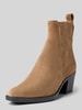 Marc O'Polo Cowboyboots met ritssluiting, model 'LUNA' Middenbruin