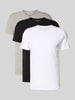 Tommy Hilfiger Slim Fit T-Shirt Set aus Baumwoll-Mix im 3er-Pack Black
