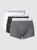 Polo Ralph Lauren Underwear Trunks mit Logo-Bund 3er-Pack Modell 'CLASSIC' Dunkelgrau Melange