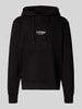 Jack & Jones Hoodie mit Label-Print Modell 'SOHO' BLACK