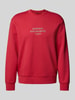 ARMANI EXCHANGE Sweatshirt mit Label-Stitching Rot