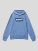 Levi’s® Kids Hoodie mit Label-Print Bleu