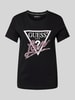 Guess T-Shirt mit Strasssteinbesatz BLACK