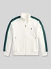 Polo Ralph Lauren Regular Fit Sweatjacke aus Baumwoll-Mix Weiss