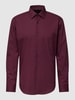 BOSS Business-Hemd mit Kentkragen Modell 'Joe' Bordeaux Rot