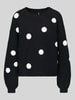 ONLY sweter o kroju regular fit z okrągłym dekoltem model 'RICA' Czarny