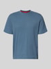 HUGO Regular Fit T-Shirt aus Baumwoll-Mix Modell 'AUSTIN' Jeansblau