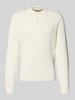 SELECTED HOMME Regular fit gebreide pullover van puur katoen, model 'DANE' Offwhite