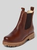 Tamaris Chelseas aus echtem Rindsleder Cognac