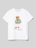 Polo Ralph Lauren Teens T-shirt z okrągłym dekoltem Biały