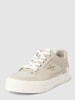 Calvin Klein Jeans Sneaker aus beschichtetem Leder-Mix Modell 'BOLD' Beige