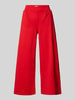 ICHI Culotte met elastische band, model 'Kate' Rood